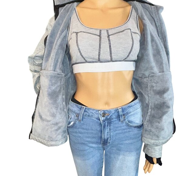 Free Country Womens Super Softshell Fleece Lined Jacket Size S Silver - Picture 7 of 14